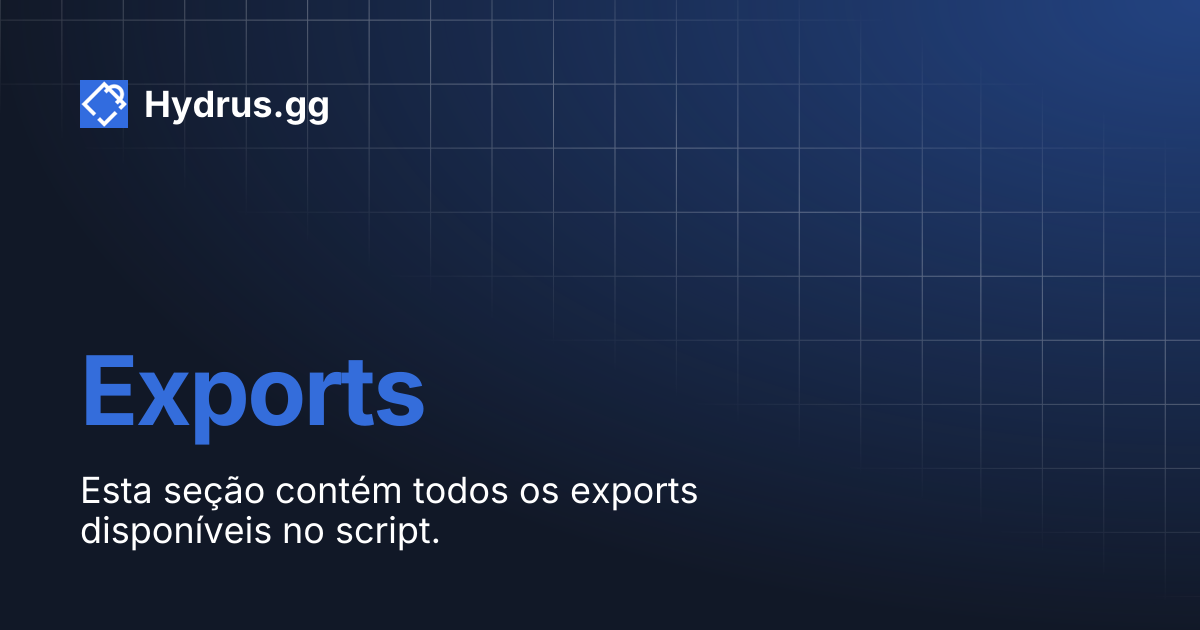 Exports hydrus gg